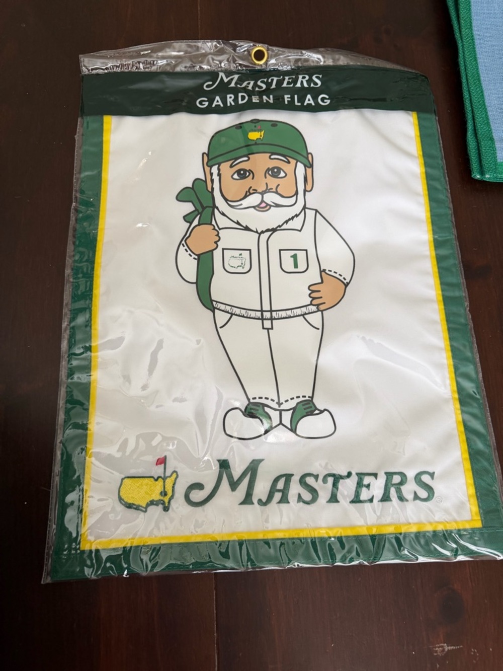 Masters Garden Flag with White Caddie and Green Accents